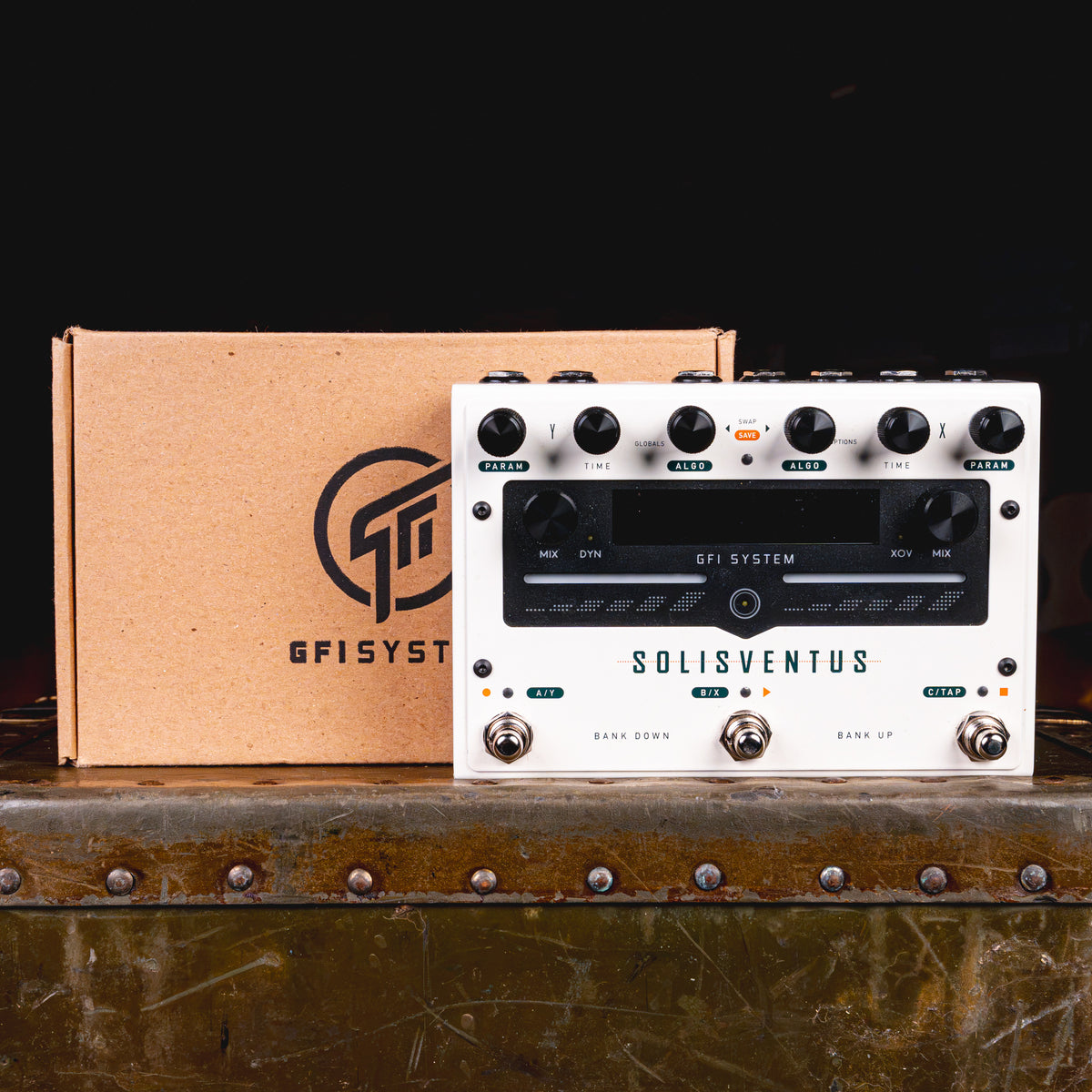 GFI Solis Ventus Dual Engine Delay & Reverb Effect Pedal w/ Box - Used