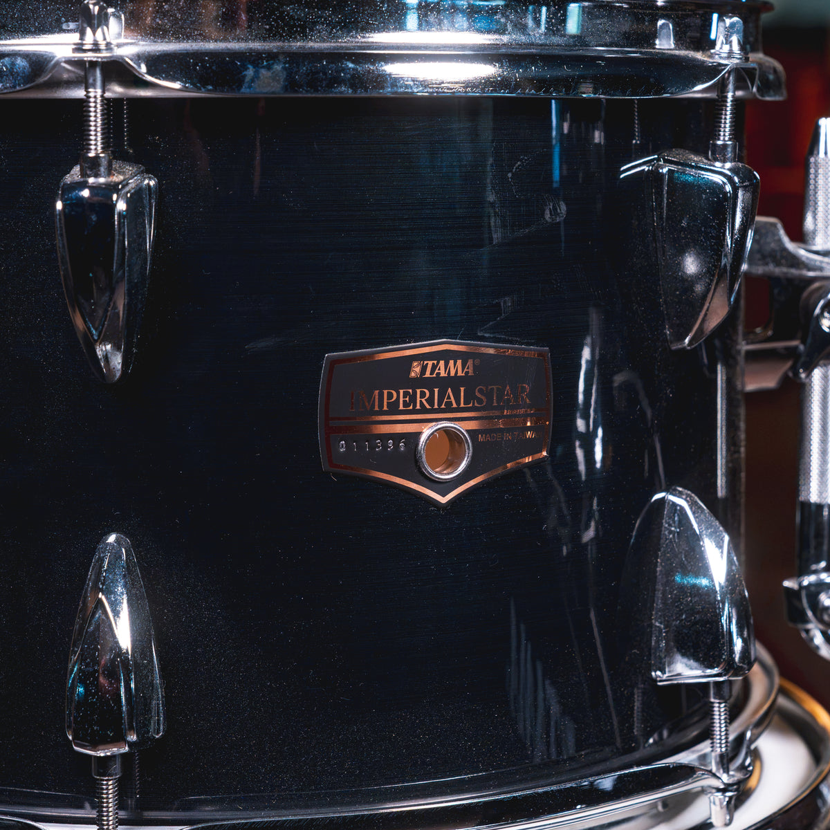 Tama Imperialstar 5-Piece Drum Kit, Black w/ Hardware & Cymbals - Used