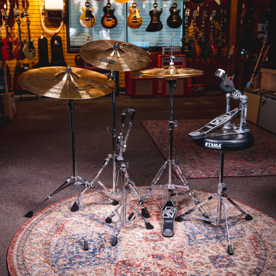 Tama Imperialstar 5-Piece Drum Kit, Black w/ Hardware & Cymbals - Used