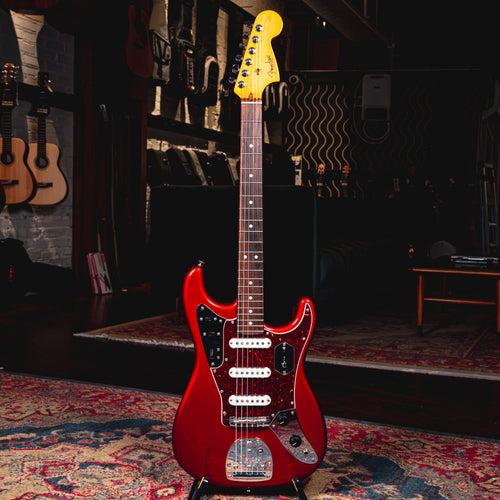 2018 Fender LTD Jaguar Stratocaster Electric Guitar, Candy Apple Red w/ HSC - Used