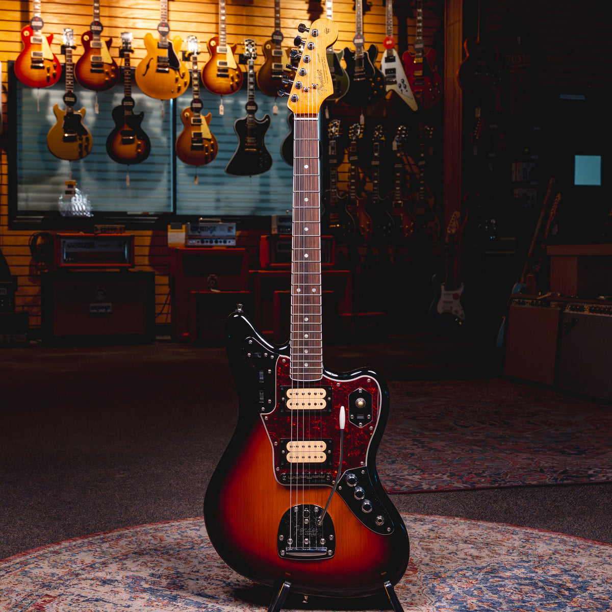 2025 Fender Kurt Cobain Jaguar Electric Guitar, 3-Color Sunburst - Used