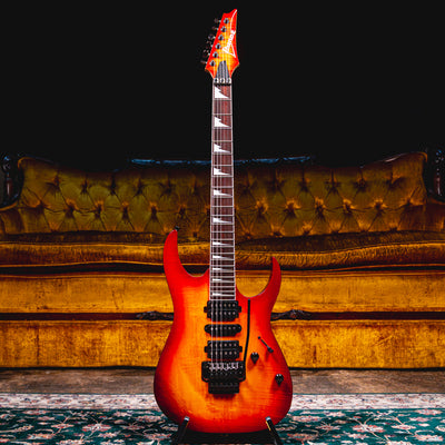 2025 Ibanez RG470 Electric Guitar, Red Burst - Used