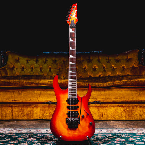 2025 Ibanez RG470 Electric Guitar, Red Burst - Used