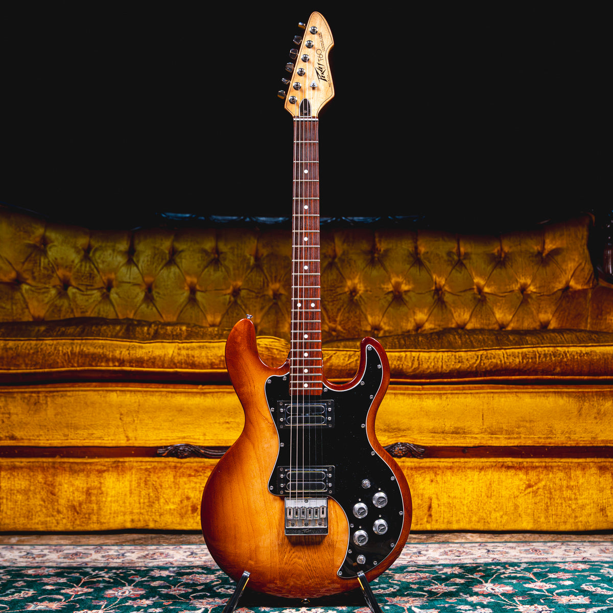 1980s Peavey T-60 Electric Guitar, Sunburst w/ OHSC - Used