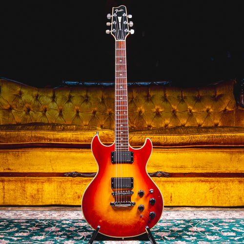 1985 Fender Flame Elite Electric Guitar, Autumn Burst w/ Gig Bag - Used