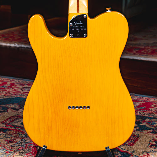 2020 Fender American Professional II Telecaster Electric Guitar, Butterscotch w/ OHSC - Used