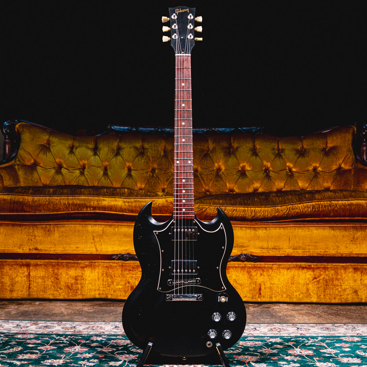 2005 Gibson Faded SG Electric Guitar, Black w/ Hardshell Case - Used