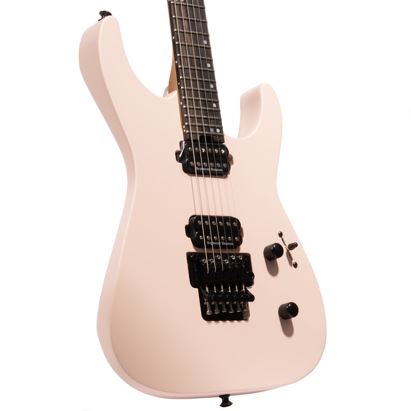 Jackson American Series Virtuoso, Streaked Ebony Fingerboard, Satin Shell Pink
