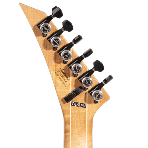 Jackson American Series Virtuoso, Streaked Ebony Fingerboard, Satin Shell Pink