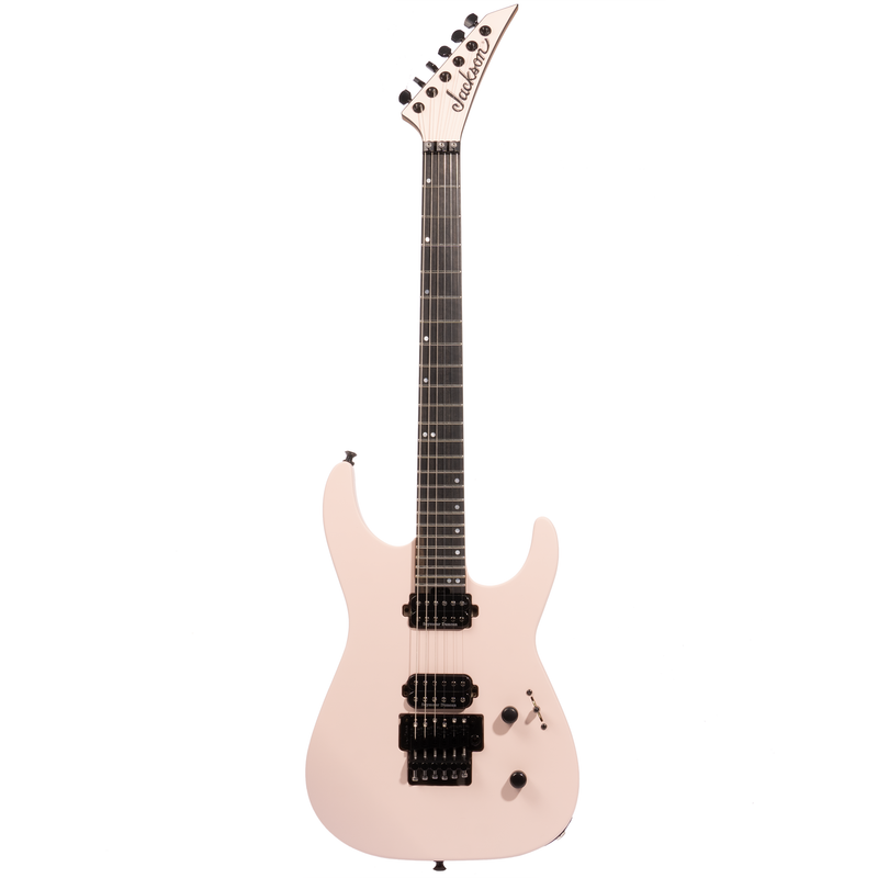 Jackson American Series Virtuoso, Streaked Ebony Fingerboard, Satin Shell Pink