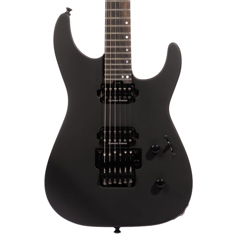 Jackson American Series Virtuoso, Streaked Ebony Fingerboard, Satin Black