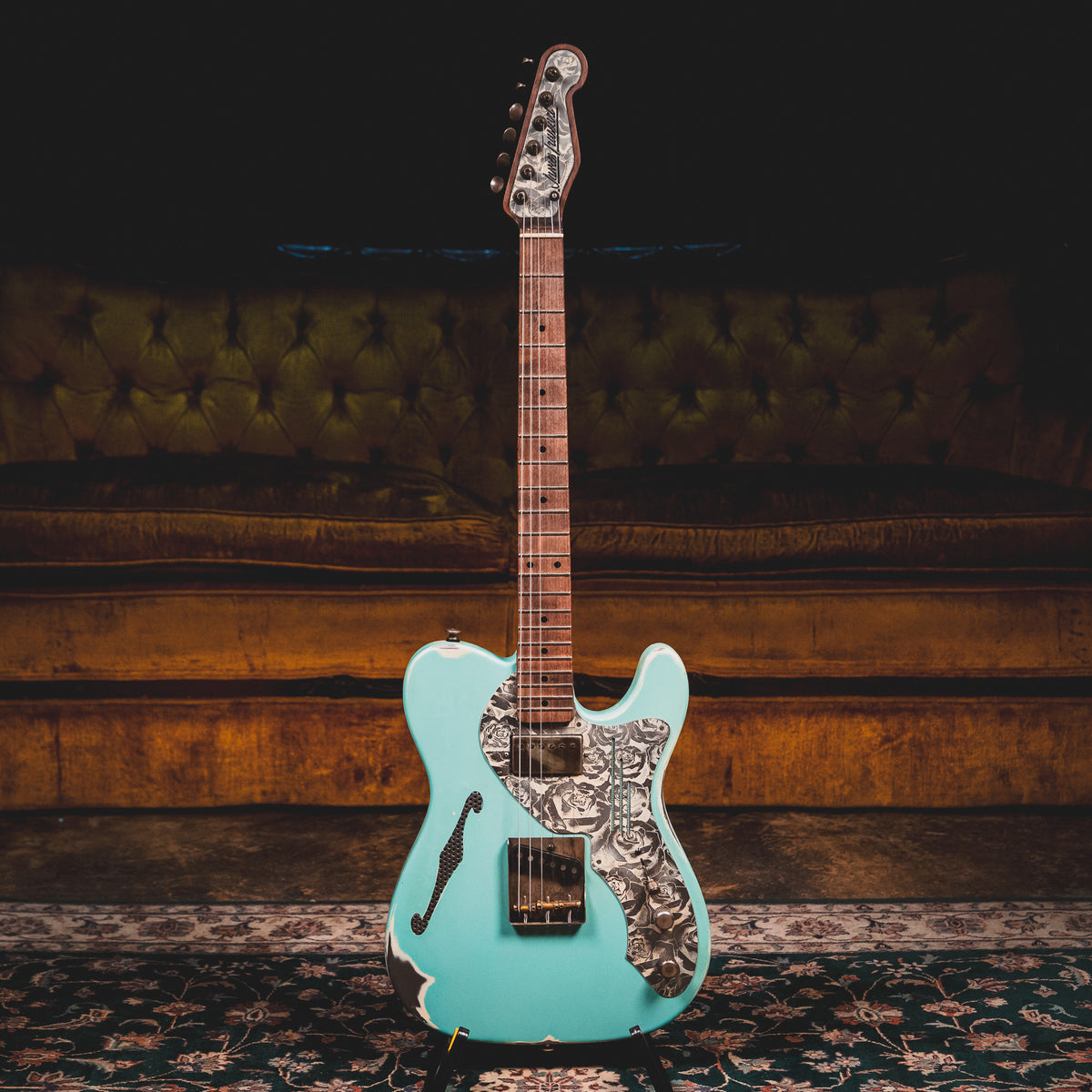 Trussart Steelcaster Electric Guitar, Daphne Blue w/ OGB - Used