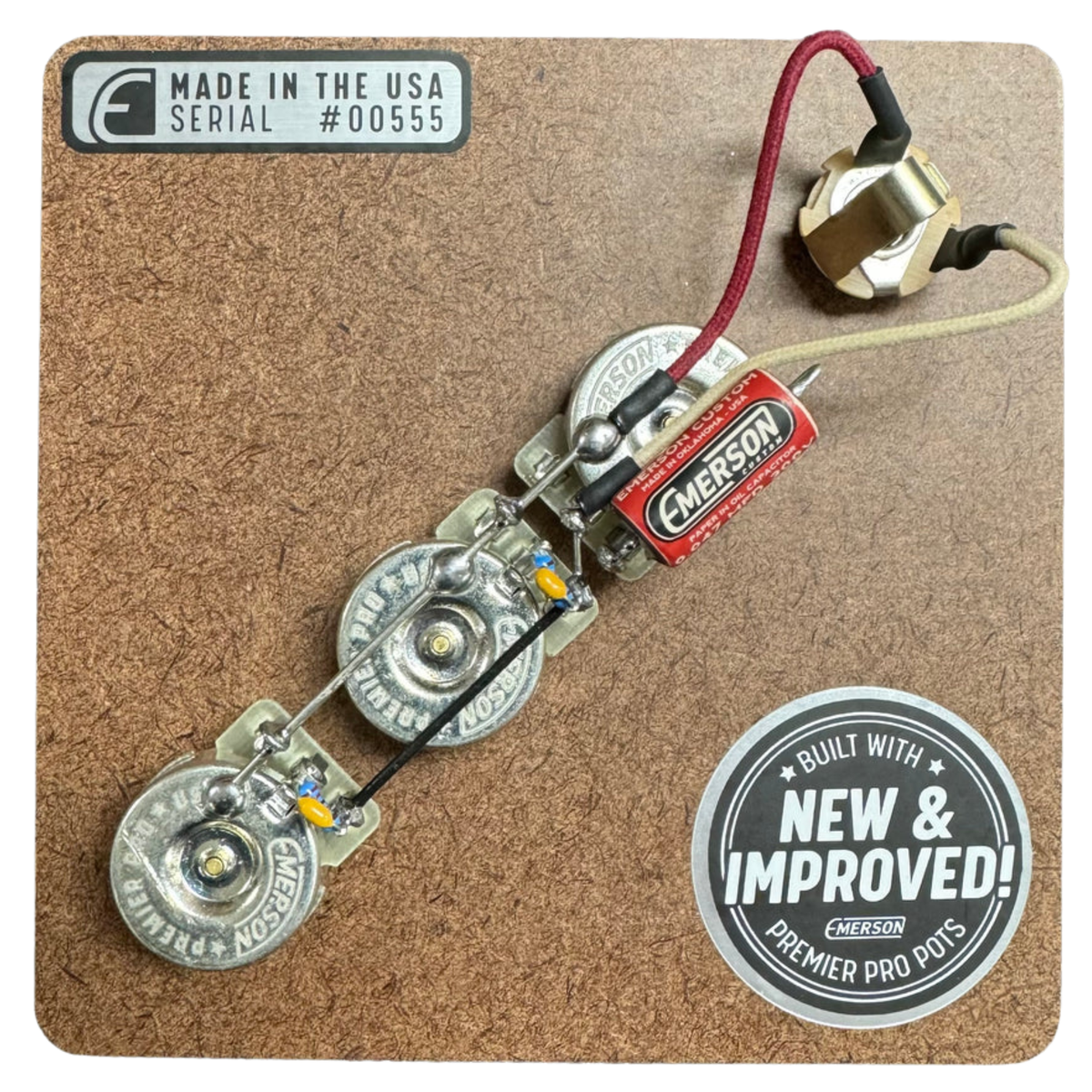 Emerson Custom Premier Pro Jazz Bass Prewired Kit