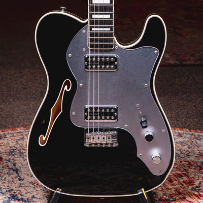 2015 Fender Telecaster Thinline Super Deluxe Electric Guitar, Black w/HSC - Used