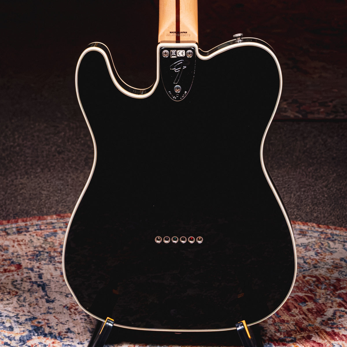 2015 Fender Telecaster Thinline Super Deluxe Electric Guitar, Black w/HSC - Used