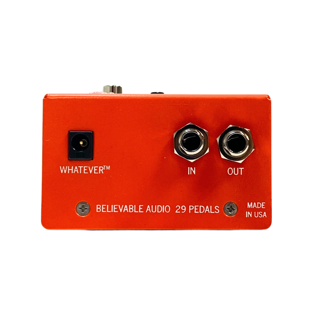 29 Pedals JFET Boost Effect Pedal, Russo Music Highlighter Orange