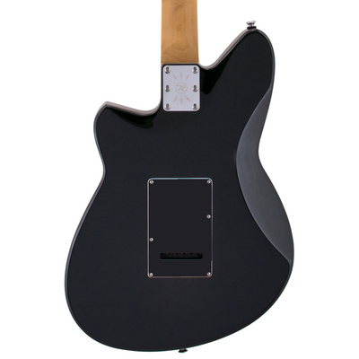 Reverend Jetstream 390 Electric Guitar, Roasted Maple Neck & Fingerboard, Midnight Black