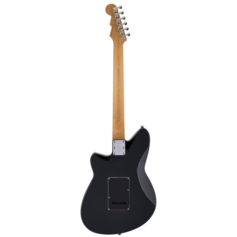 Reverend Jetstream 390 Electric Guitar, Roasted Maple Neck & Fingerboard, Midnight Black