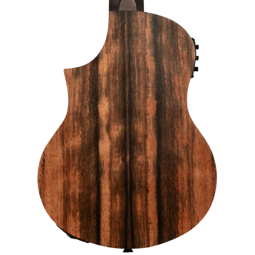 Kala Amara Tri-Top Tenor Ukulele w/ Cutaway and EQ, Satin Nautral