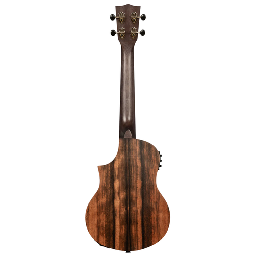 Kala Amara Tri-Top Tenor Ukulele w/ Cutaway and EQ, Satin Nautral