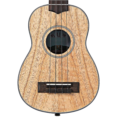 Kala Cape Lilac Mahogany Soprano Ukulele w/ Gig Bag, Satin Natural