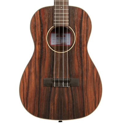 Kala Striped Ebony Baritone Ukulele, Natural