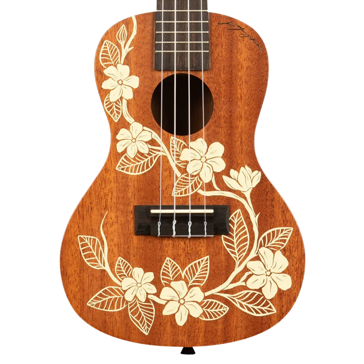 Kala Voyage Collection Gardenia Mahogany Concert Ukulele w/ Bag