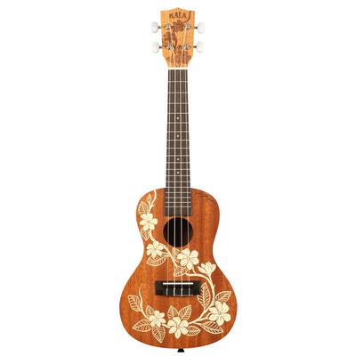 Kala Voyage Collection Gardenia Mahogany Concert Ukulele w/ Bag