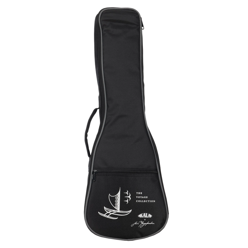 Kala Voyage Collection Hibiscus Mahogany Concert Ukulele w/ Bag