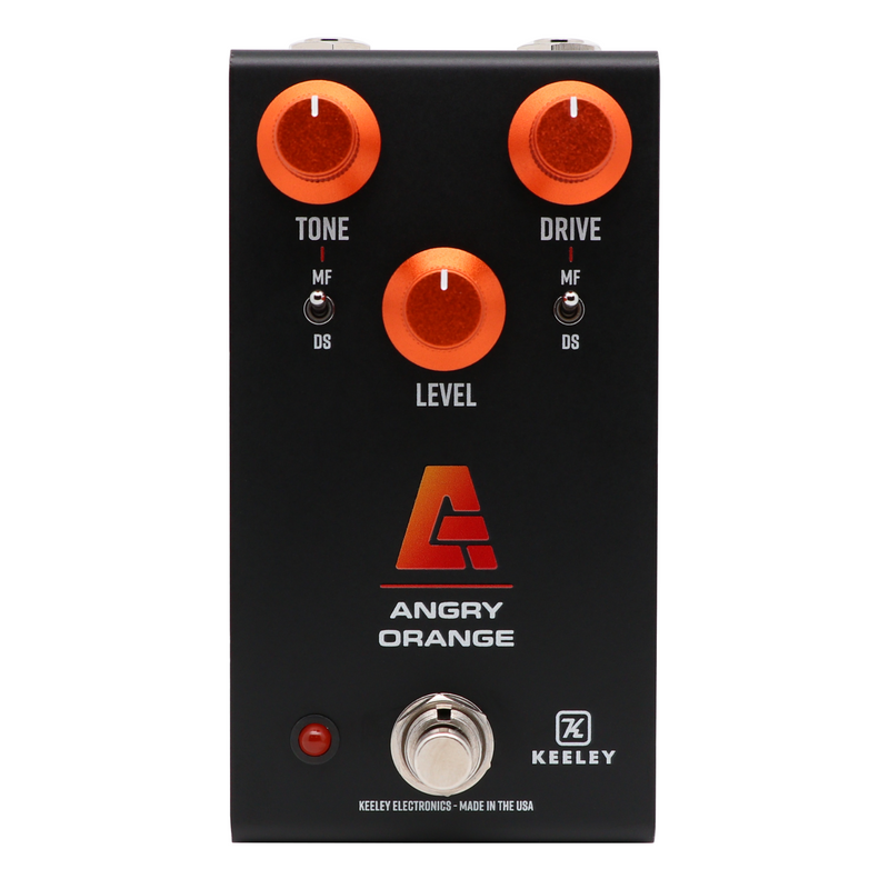 classic distortion pedal Keeley Electronics Angry Orange Fuzz and Distortion Effect Pedal