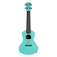 Kala Recycled Waterman Concert Ukulele, Matte Aqua Mist Glow-in-the-Dark w/ Tote