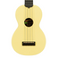 Kala Recycled Waterman Soprano Ukulele, Matte Starlight Yellow Glow-in-the-Dark w/ Tote Bag