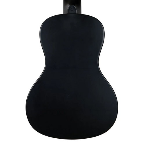 Kala Recycled Waterman Concert Ukulele, Matte Black Sand w/ Tote Bag