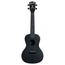 Kala Recycled Waterman Concert Ukulele, Matte Black Sand w/ Tote Bag