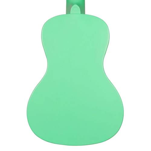 Kala Recycled Waterman Concert Ukulele, Matte Sea Foam Green w/ Tote Bag