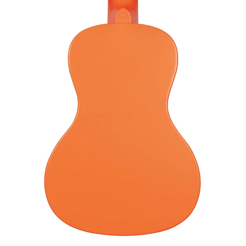 Kala Recycled Waterman Concert Ukulele, Matte Sunset Orange w/ Tote Bag