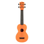 Kala Recycled Waterman Soprano Ukulele, Matte Sunset Orange w/ Tote Bag