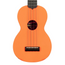 Kala Recycled Waterman Soprano Ukulele, Matte Sunset Orange w/ Tote Bag