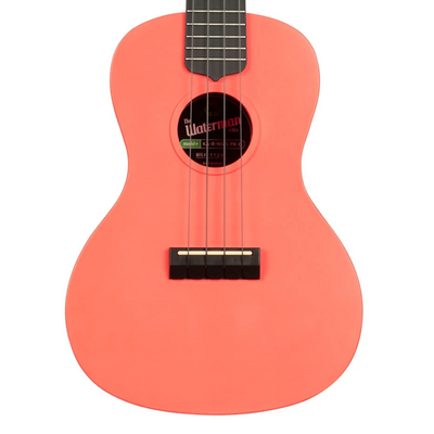 Kala Recycled Waterman Concert Ukulele, Matte Pink Dusk w/ Tote Bag
