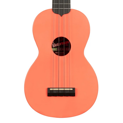 Kala Recycled Waterman Soprano Ukulele, Matte Pink Dusk w/ Tote Bag
