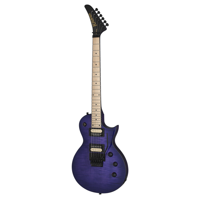 Kramer Assault Plus Electric Guitar, Reverse Headstock, Maple Fretboard, Trans Purple