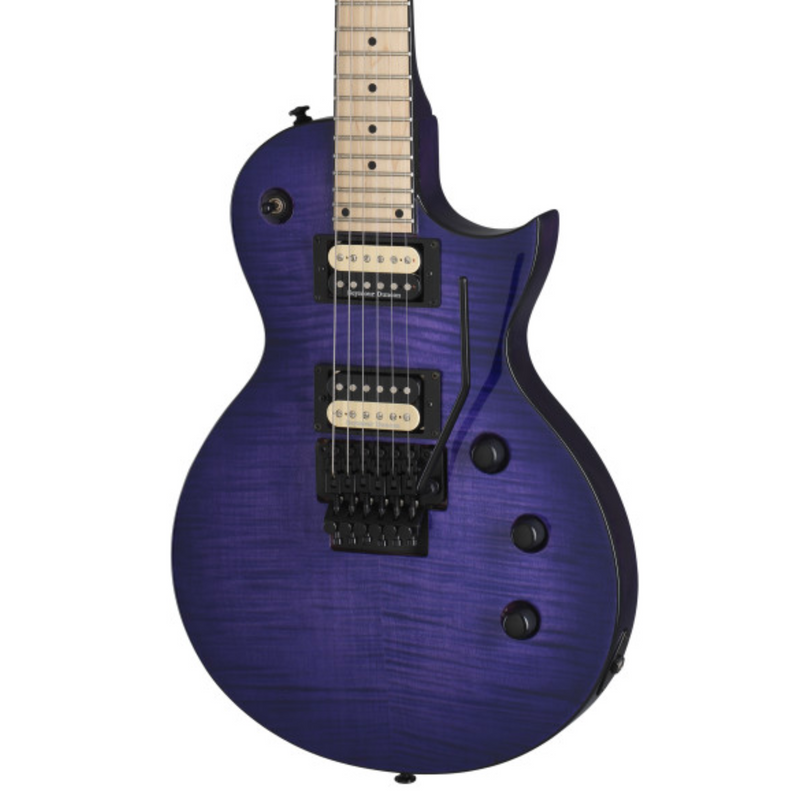 Kramer Assault Plus Electric Guitar, Reverse Headstock, Maple Fretboard, Trans Purple