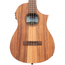 Kala Teak Tri-Top Baritone Ukulele w/ Cutaway & EQ, Satin Natural