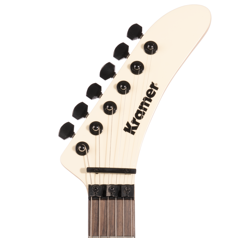 Kramer '83 Baretta Reissue MIJ Electric Guitar, Classic White w/ Hardshell Case