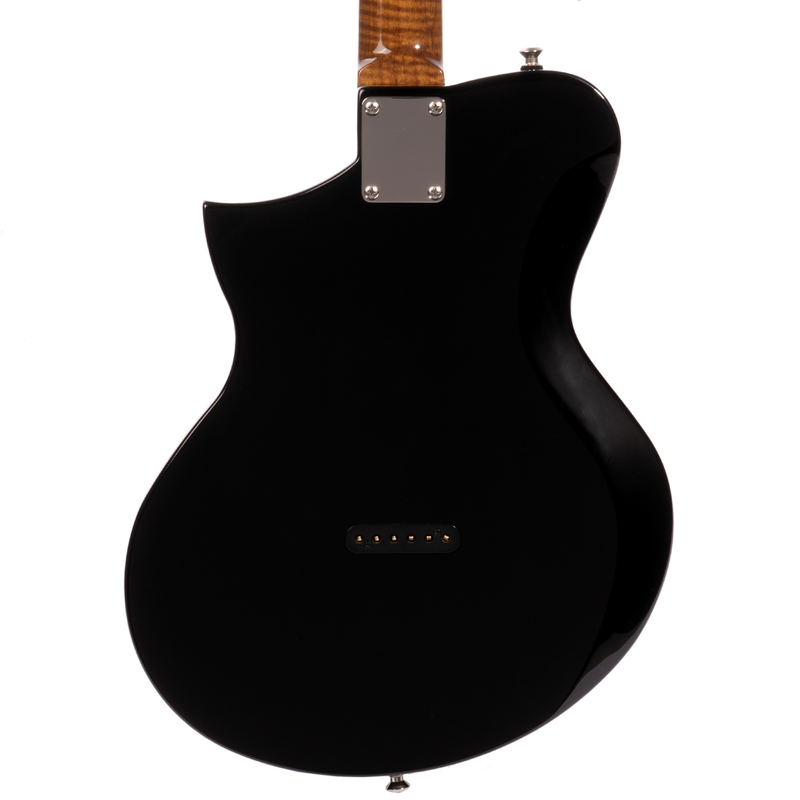 Kauer Korona Standard Electric Guitar, Descendant Half Tele Bridge, Boulevard Black