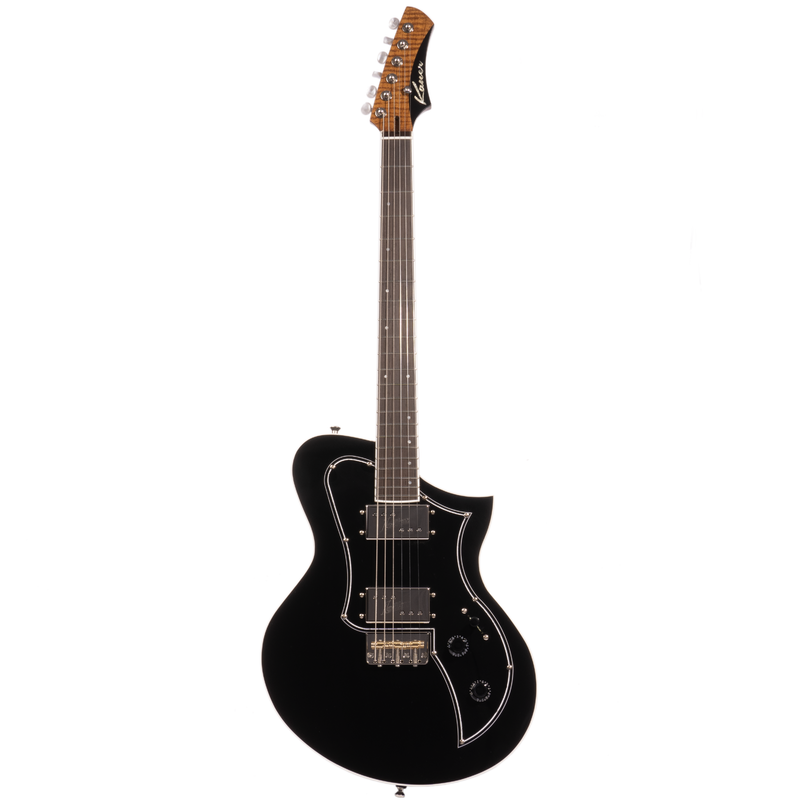 Kauer Korona Standard Electric Guitar, Descendant Half Tele Bridge, Boulevard Black