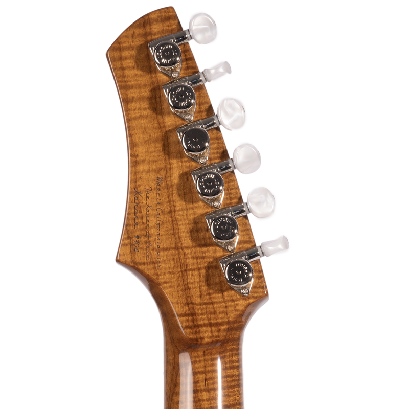 Kauer Korona Standard Electric Guitar, Descendant Half Tele Bridge, Milano Maroon Firemist