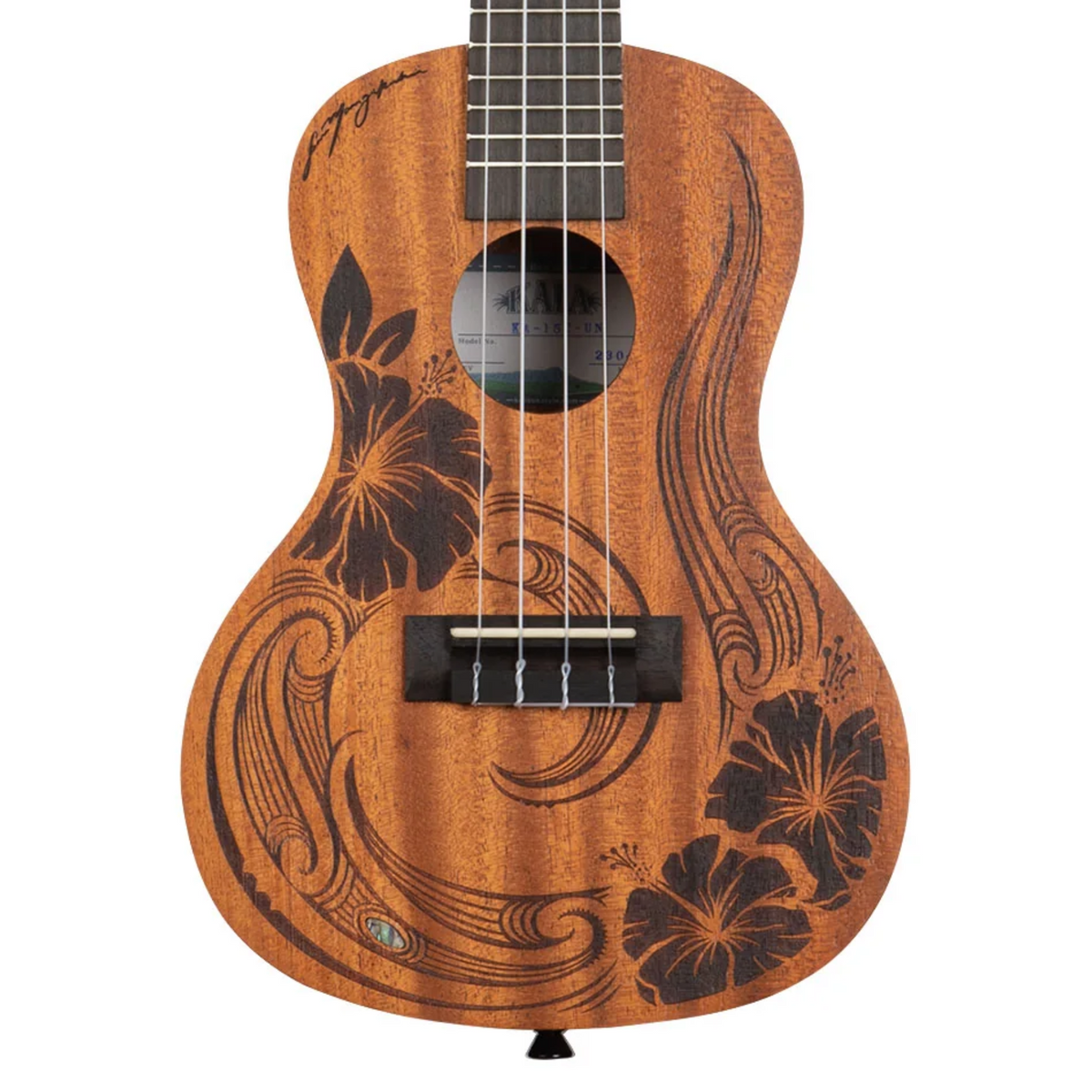 Kala Voyage Collection Unity Mahogany Concert Ukulele w/ Bag