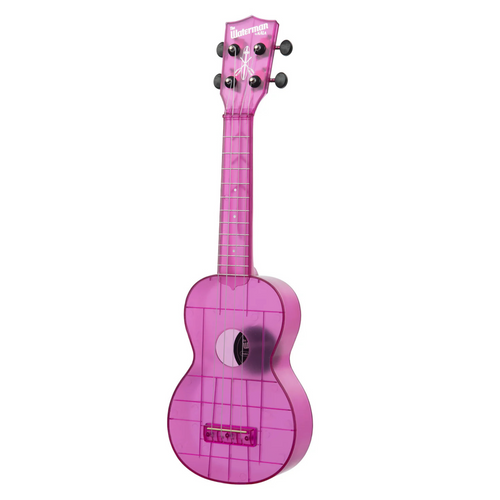 Kala Waterman Soprano Ukulele, Amethyst Purple Transparent