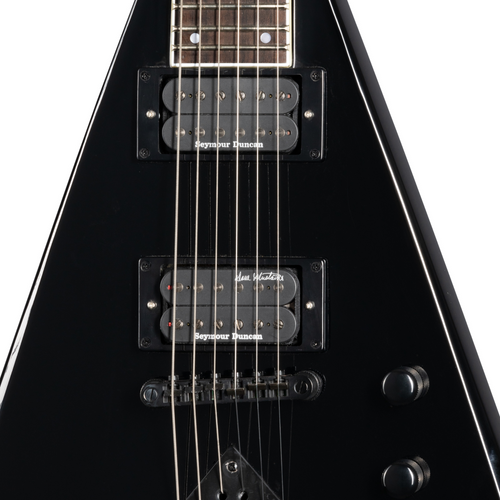 Kramer Dave Mustaine Vanguard Electric Guitar with Hard Case, Ebony